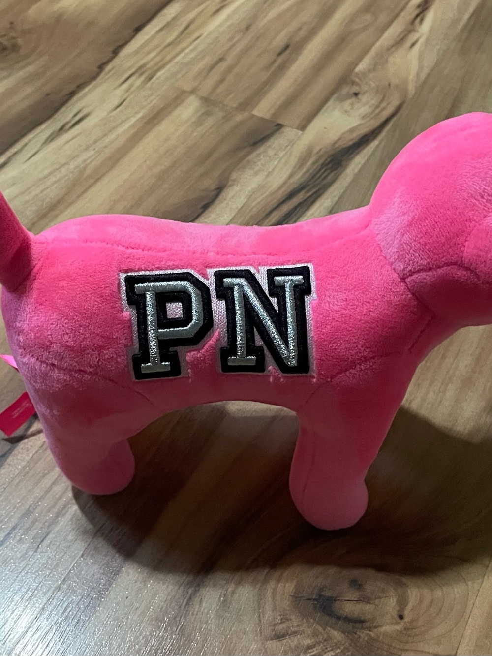 Victoria's Secret PINK Plush Dog Bundle Large Hot Pink PN & Valentine Mini 2pc - Picture 3 of 12
